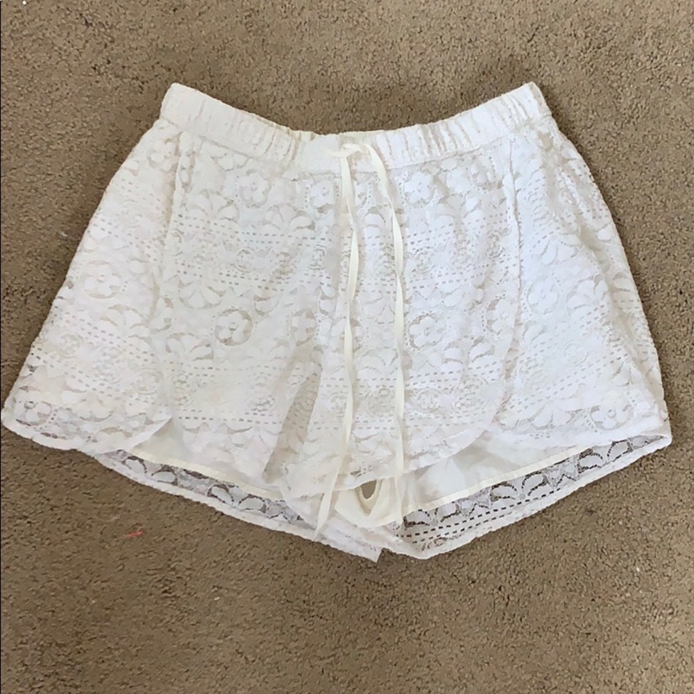 Hollister lace shorts